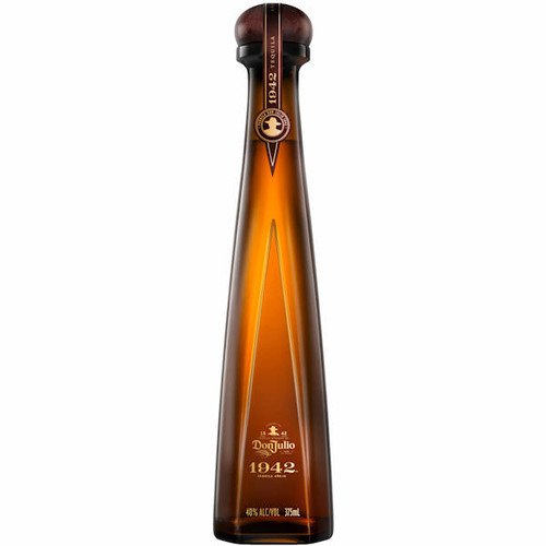"Aged for a minimum of 2.5 years, Don Julio 1942 tequila embodies the essence of premium spirits."